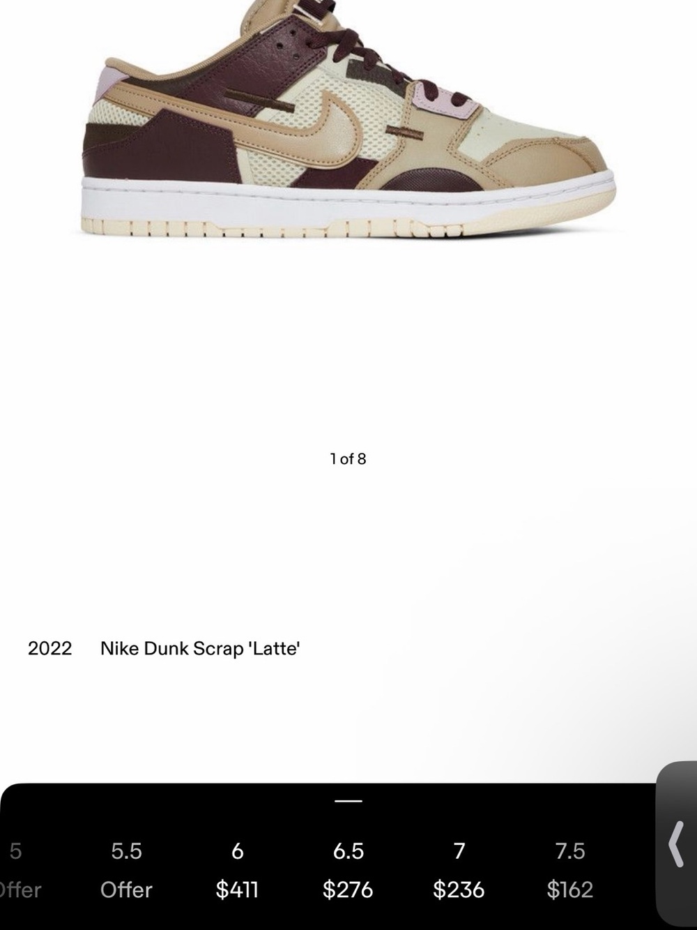 Nike Dunk Low Scrap — Latte, Brown & Pink Accent Sneakers